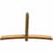 Ekena Millwork Bellingham Rough Sawn Timber Gable Bracket, Western Red Cedar, 72"W x 48"H x 4"D x 4"F, 16/12 Pitch GBW072X48X0404BEL00RWR - alternate 5